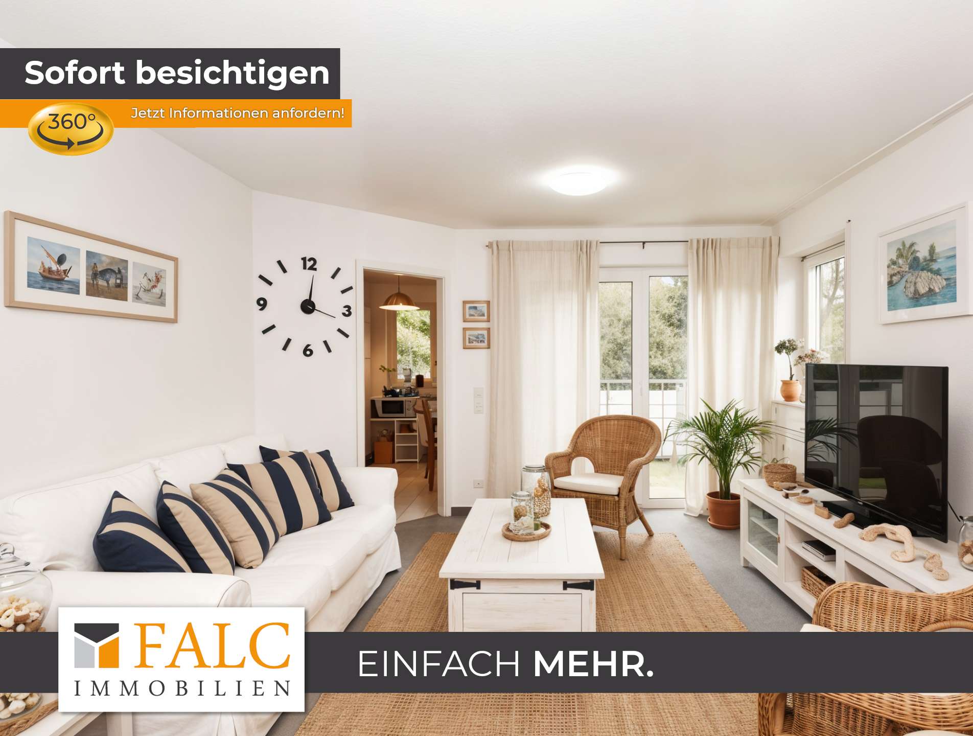 Wohn-und Essbereich - (KI generiert)